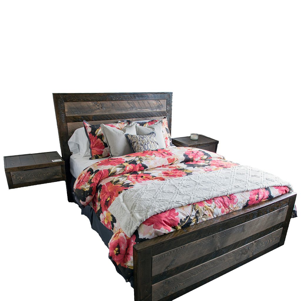 Urban Rustic Wood Bed | Four Corner Furniture | Bozeman MT