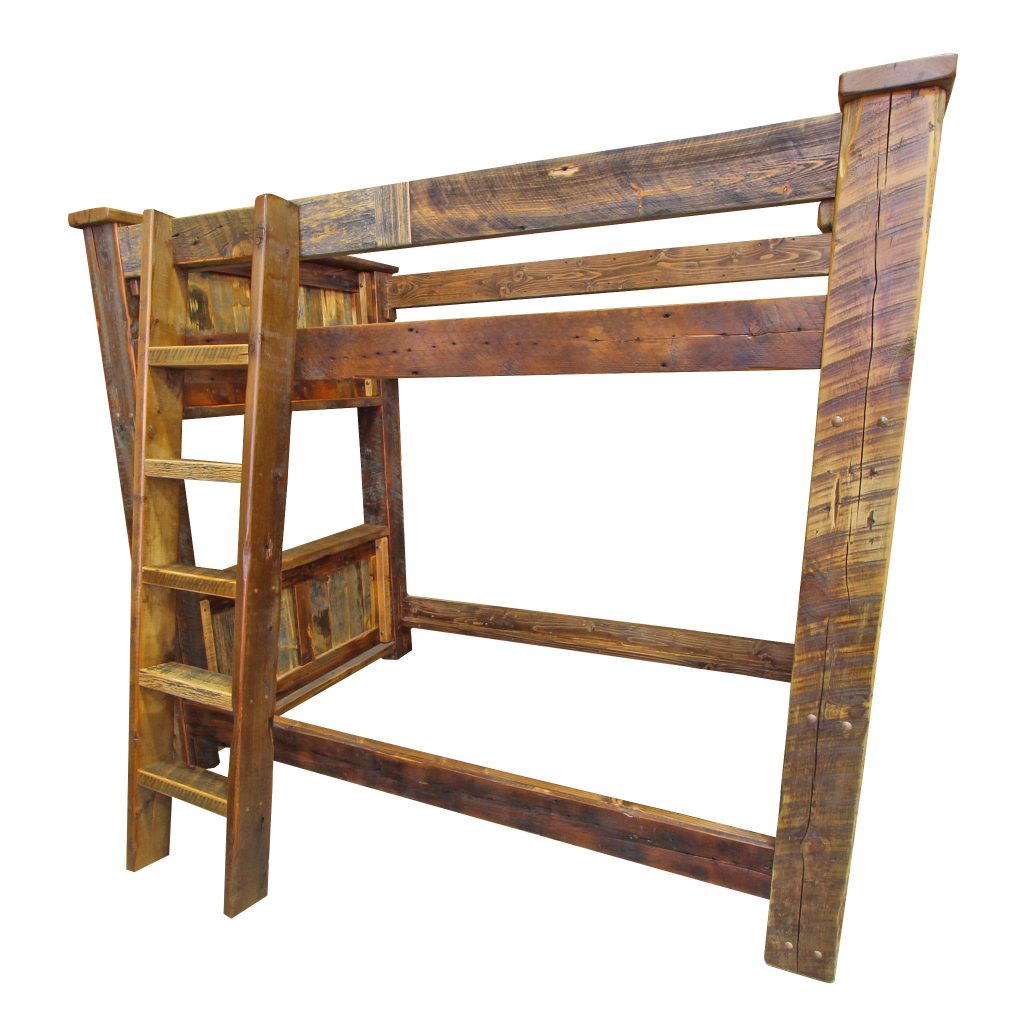 Barnwood Timber Bunk Bed Four Corner Furniture Bozeman MT