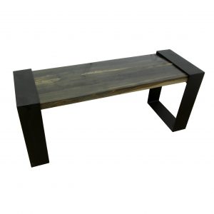 Contemporary-Industrial-Metal-Wood-Bench-1