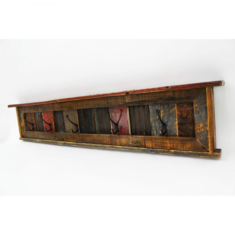 barnwood wall coat rack
