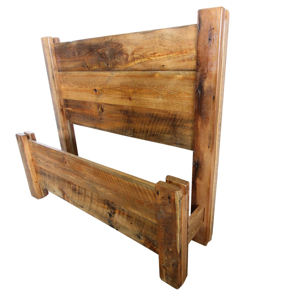 Reclaimed Plank Bed Four Corner Furniture Bozeman MT
