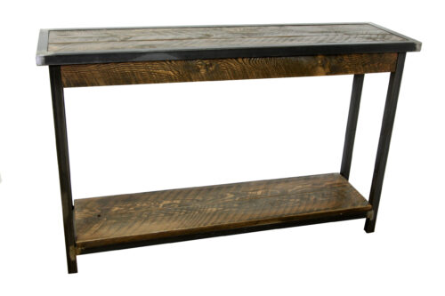 Rustic-Entryway-Table-With-Metal-Base-2