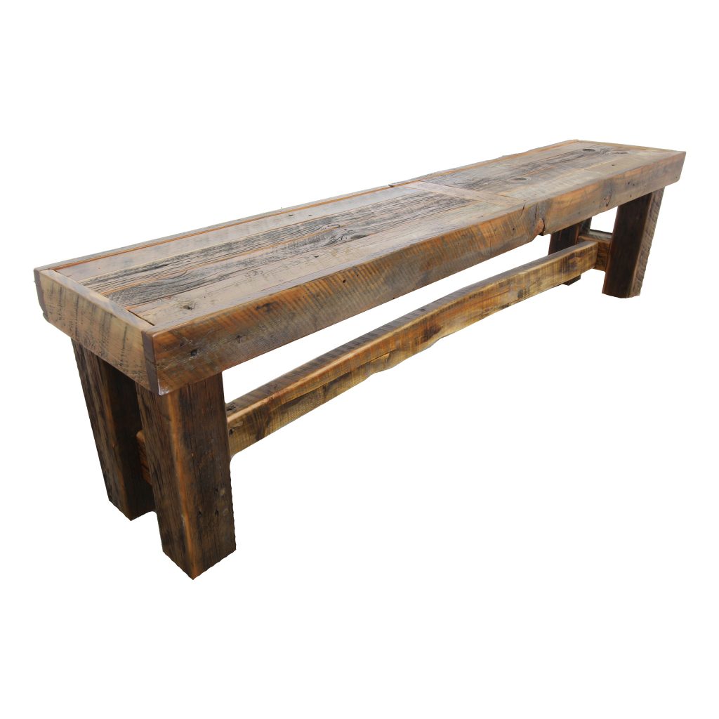 Reclaimed Timber Bench | Four Corner Furniture | Bozeman MT