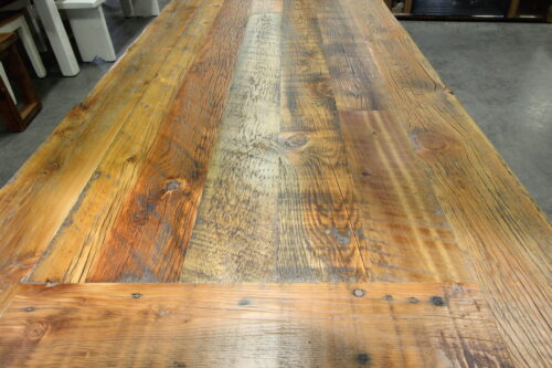 Reclaimed-dining-table-with-metal-base-top-1
